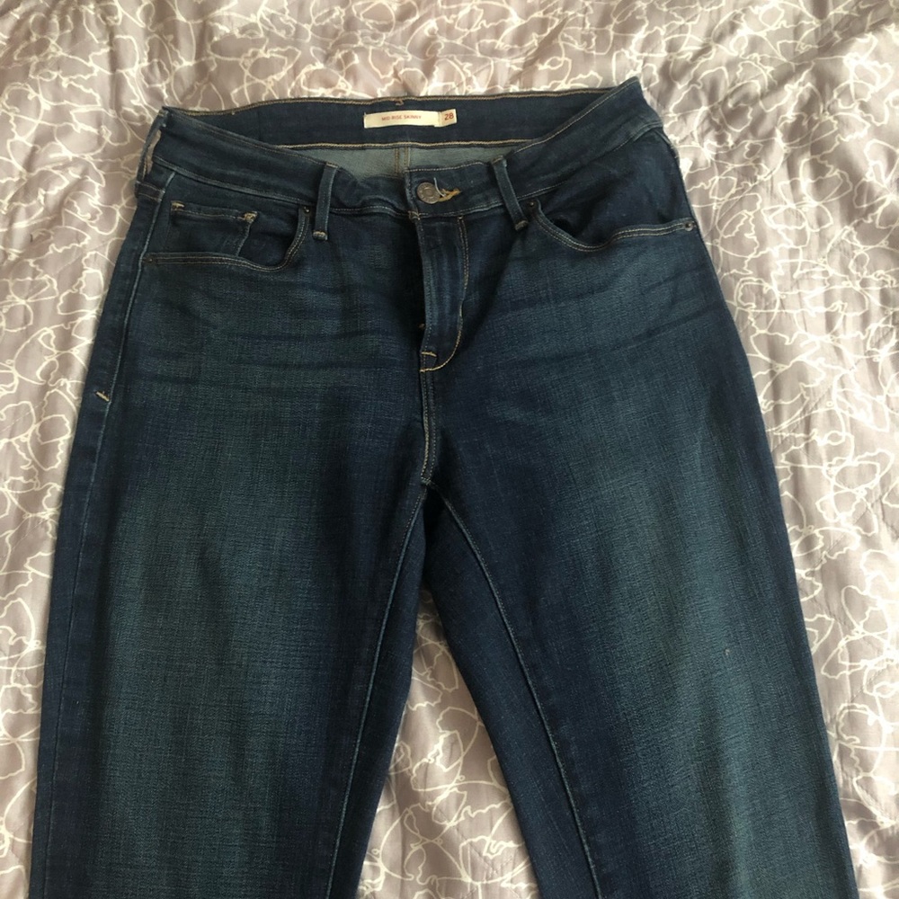 Levi’s MID-RISE SKINNY JEANS NEW